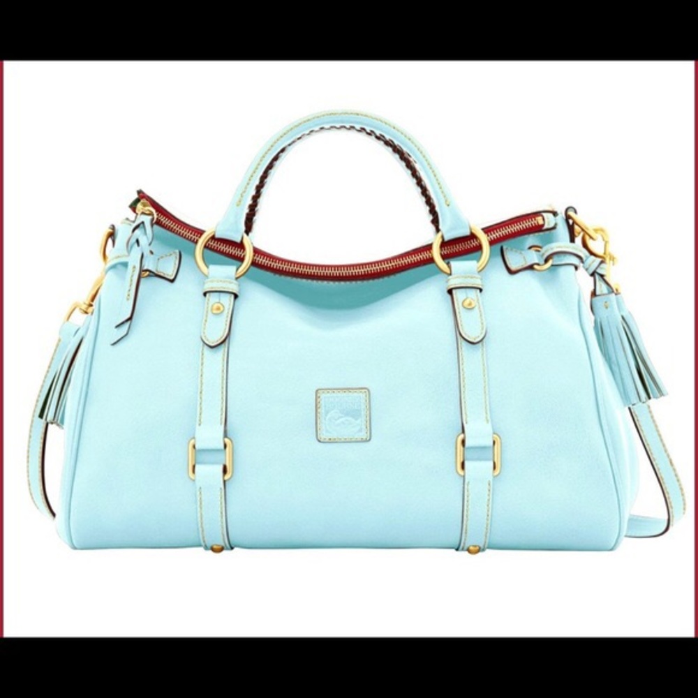 Dooney and Bourke Florentine Small Satchel Pale Blue